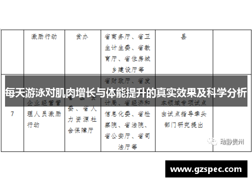 每天游泳对肌肉增长与体能提升的真实效果及科学分析